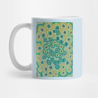 Zen Doodle Astrology Yellow Morning Mug